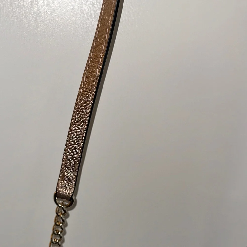 Kate Spade Rose Gold Metallic Crossbody Bag